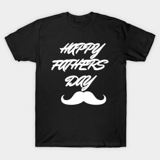 Happy Fathers Day Design Typography WordArt Design T-Shirt